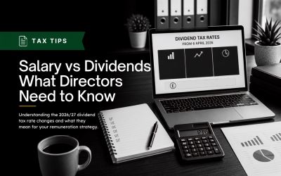 Dividend Tax Has Increased: What Company Directors Need to Know in 2026/27