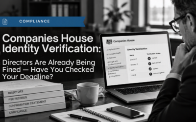Companies House Identity Verification: Directors Are Already Being Fined — Have You Checked Your Deadline?